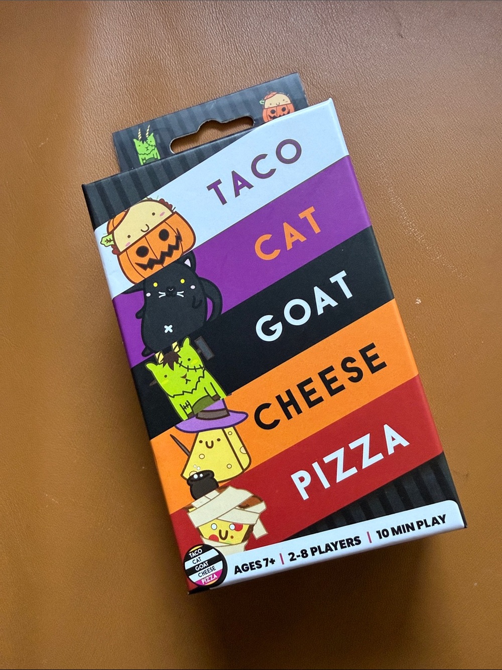 Taco Cat Goat Cheese Pizza Card Game - Halloween Edition